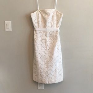 Lilly Pulitzer cotton crochet strapless dress